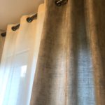 Détail rideau et voilage